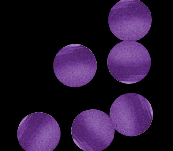 Конфетти бумажное Круги фиолетовые 1кг
