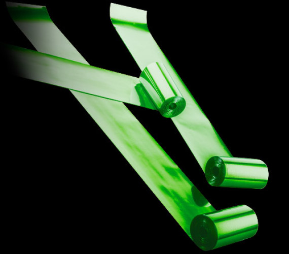 Серпантин металлизированный 4смх20м зеленый